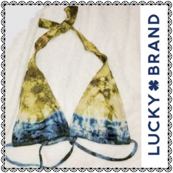 Lucky Brand Other - {Lucky Brand} peace tie dye bikini swim top, sz M